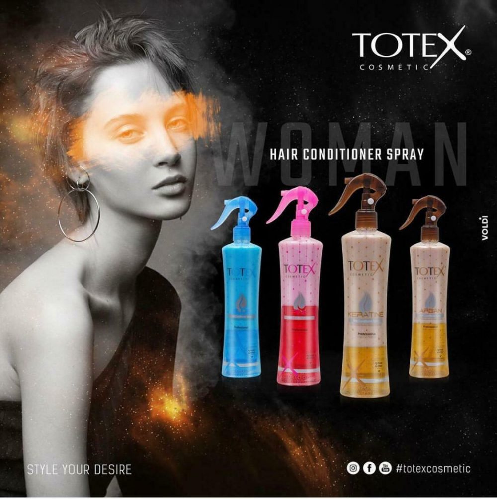TOTEX 2 Phase Spray Pink 400 ml Spray Conditioner Spray Conditioner