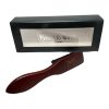Wahl Skin Fade Brush Bristle Hair Beard Wooden Handle Men Grooming For Barbers